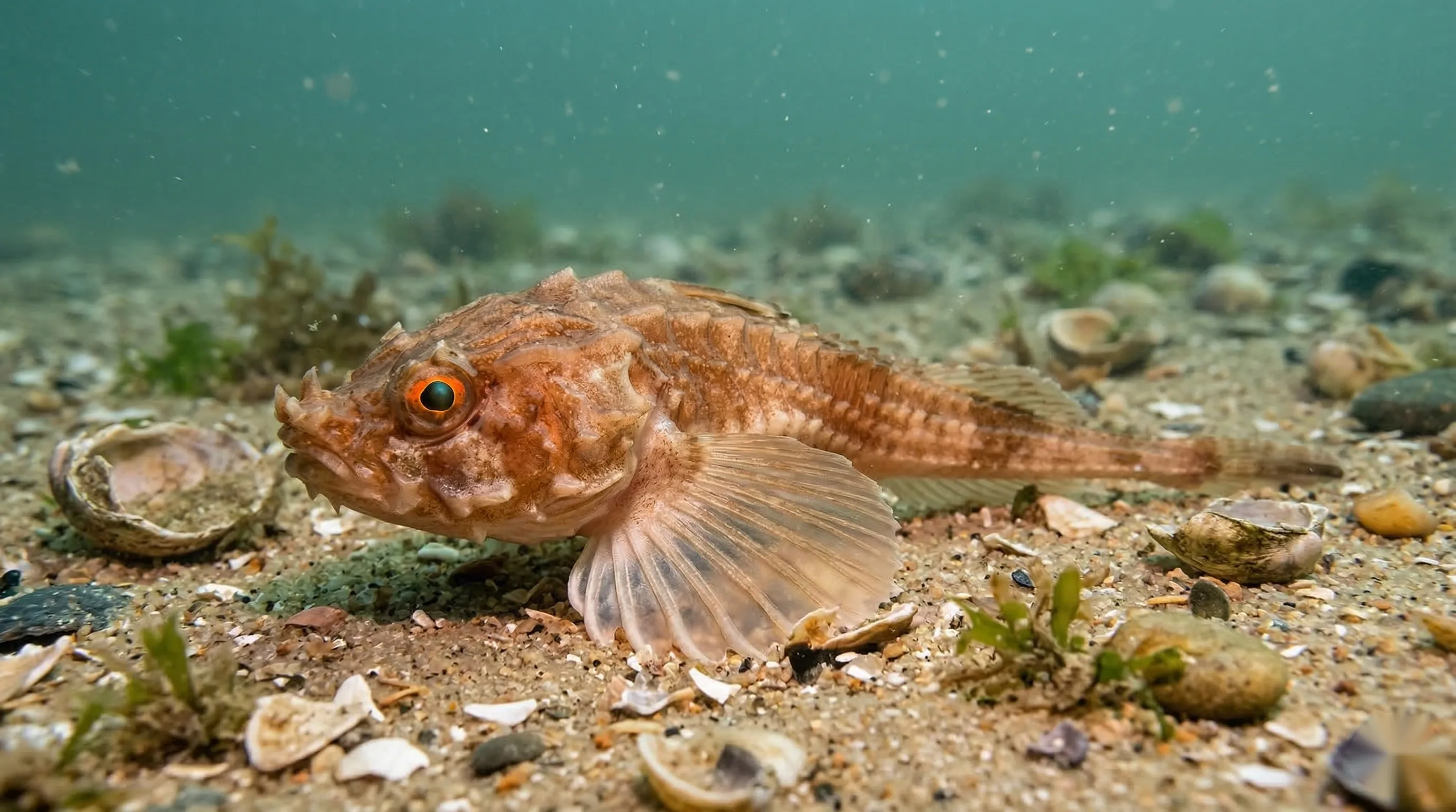 Harnasmannetje (Agonus cataphractus)