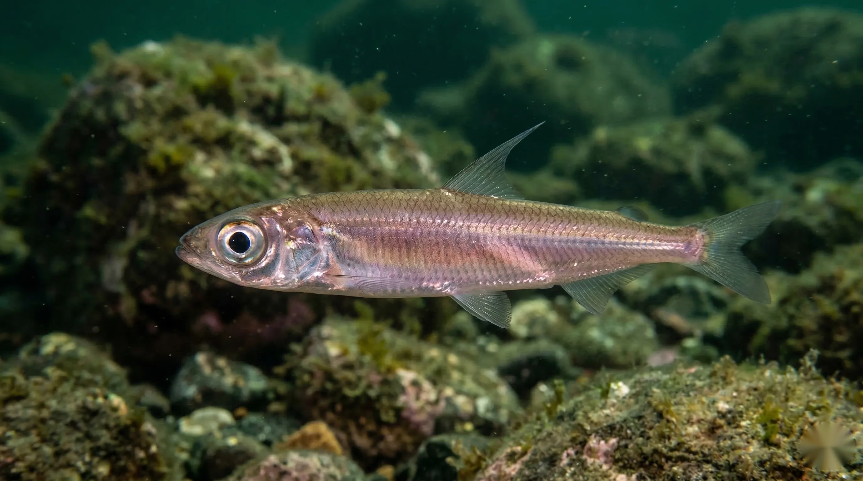 Kleine zilversmelt (Argentina sphyraena)