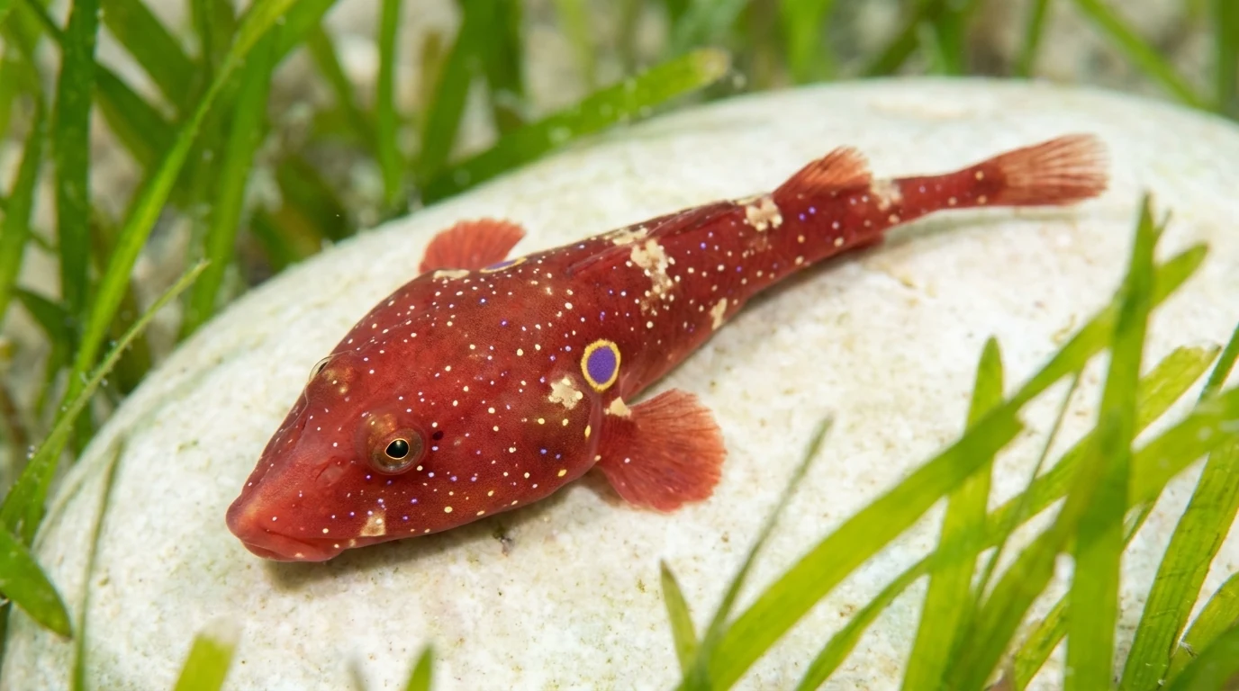 Tweevlekzuignapvis (Diplecogaster bimaculata)