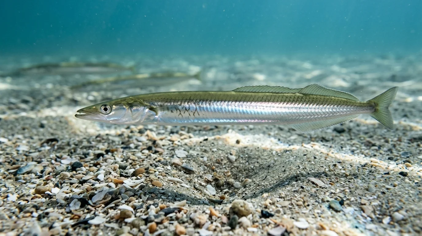 Naakte zandspiering (Gymnammodytes semisquamatus)