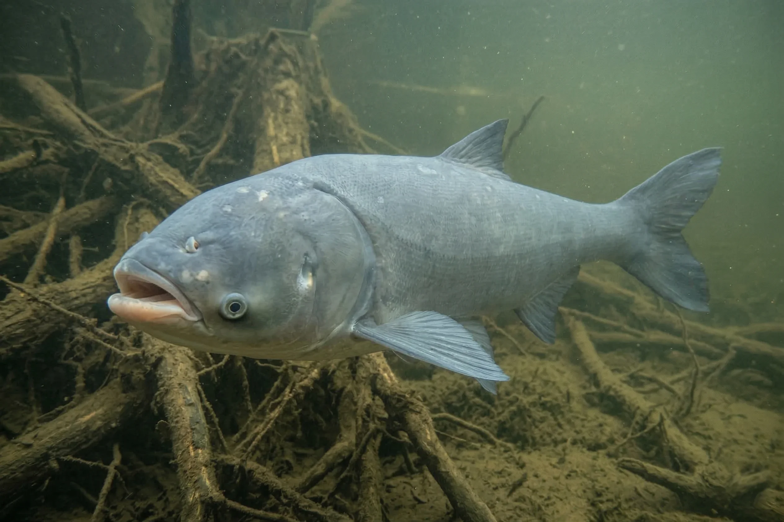 Grootkopkarper (Hypophthalmichthys nobilis)
