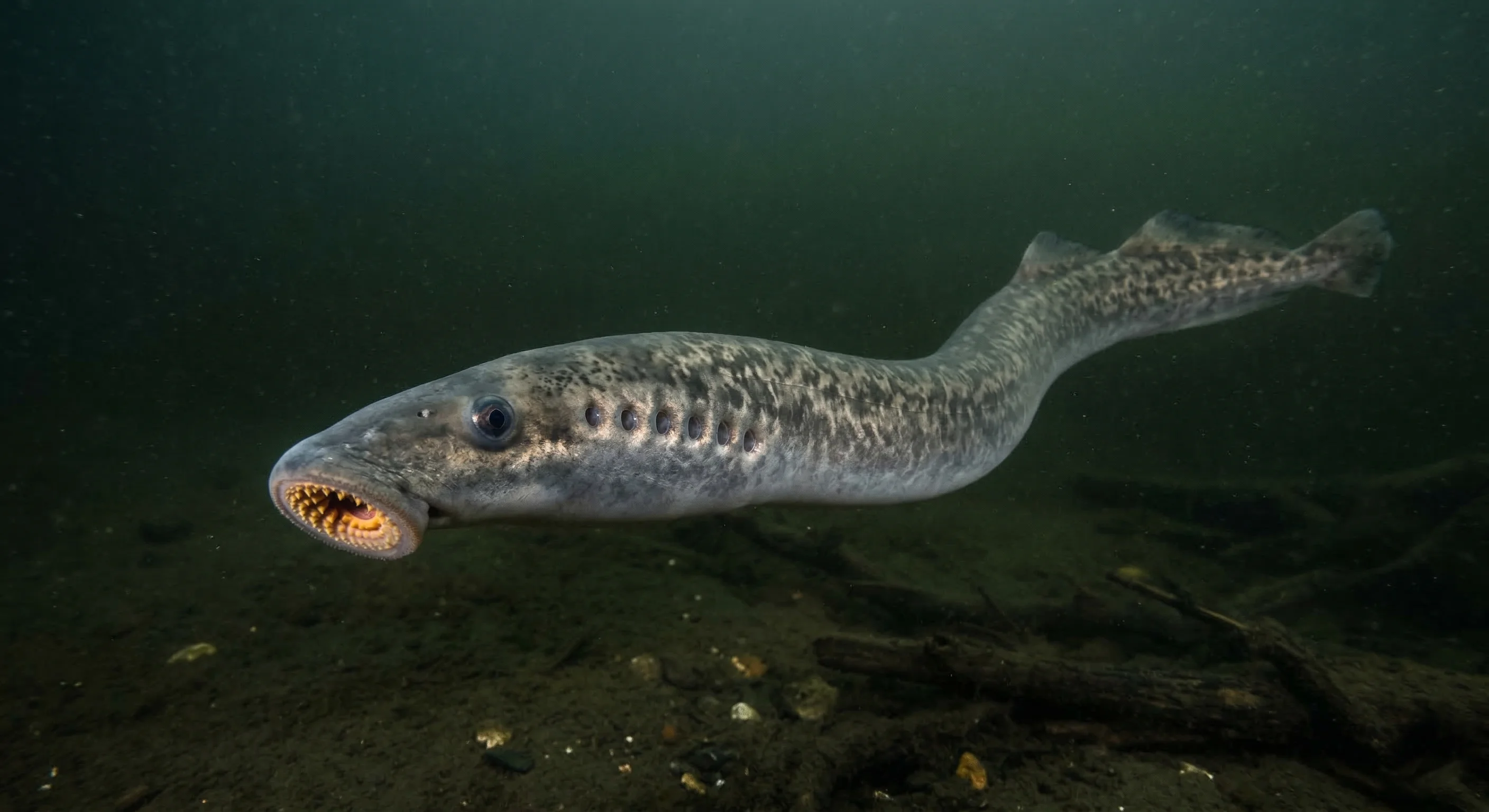 Zeeprik (Petromyzon marinus)