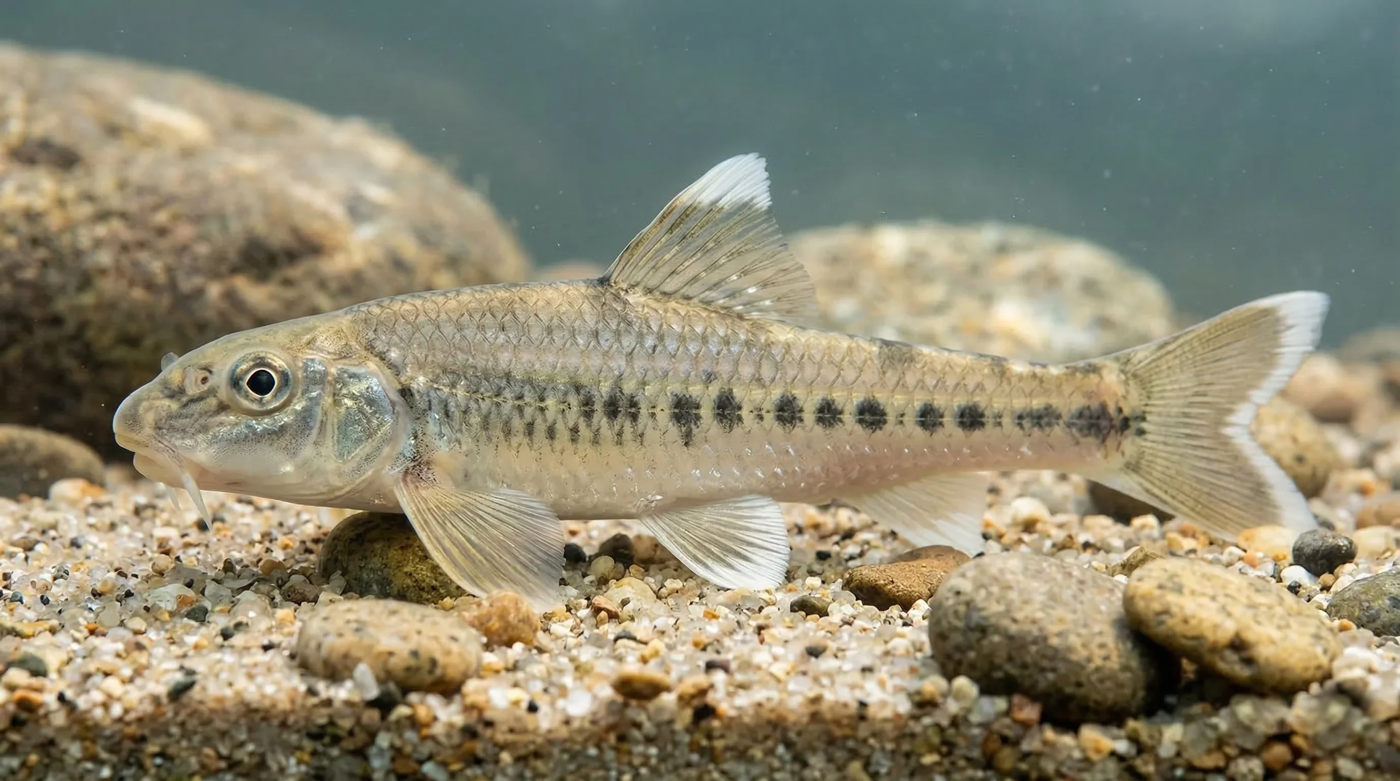 Witvinriviergrondel (Romanogobio belingi)