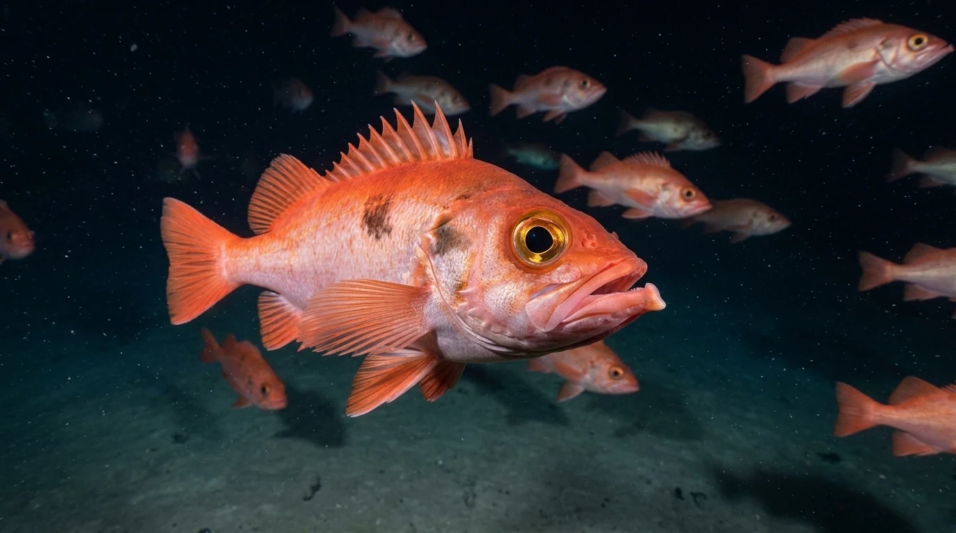 Dikliproodbaars (Sebastes mentella)